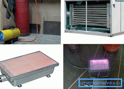 Garagevärmesystem med gas