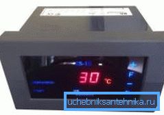 Med special elektronik kan du ändra parametrarna på pannan på distans