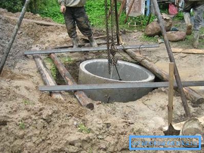 Metod att sänka betongringar Metod att sänka betongringar