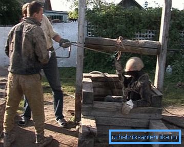 Nedstigning person att arbeta.