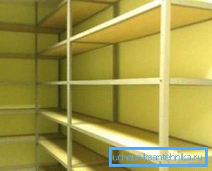 Racks från profiler 40 × 40 mm