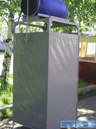 Väggdusch av oljekudde.