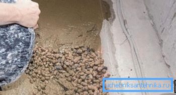 Claydite screed Claydite screed
