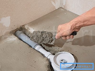 Screed i duschen