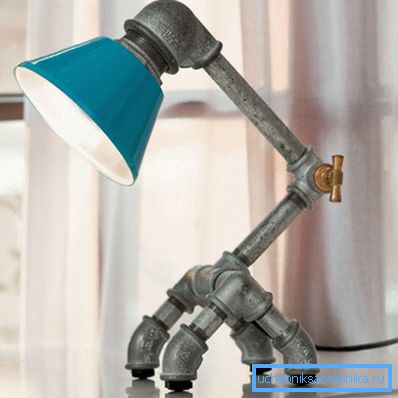 Lampa från gamla inredning