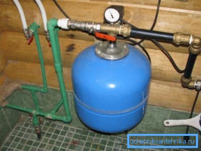 Det ser ut som en liten hydroaccumulator.