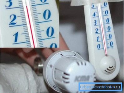 Termostaten stabiliserar temperaturen i rummet. Termostaten stabiliserar temperaturen i rummet.