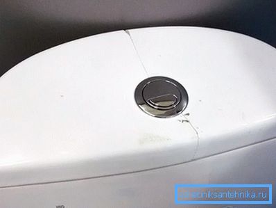 Sprick på tanklocket