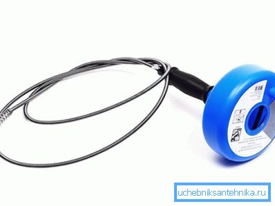 Kabel för att rensa ett blockage