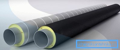 Rör 219x6 med isolering kan ha en diameter på 300 och till och med 400 mm, allt beror på skiktet av polyuretanskum