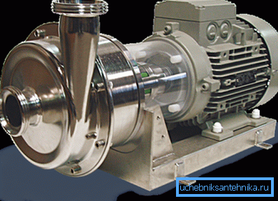 Centrifugal matpump.