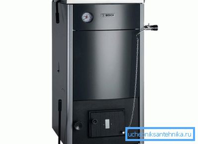 Bosch solid bränslepanna ser alltid snygg ut