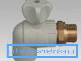Vinkelanordningen (KBU) 20x1 / 2 under PPR (polypropen)