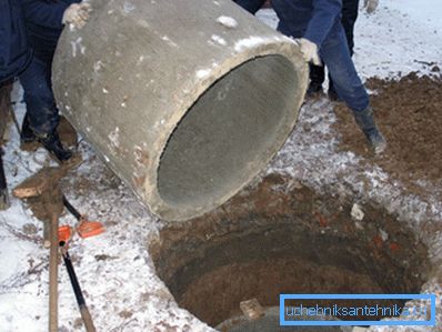 Installation av ringar i brunnen av ackumulativ typ Installation av ringar i brunnen av ackumulativ typ