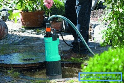 Installation av en dränkbar pump