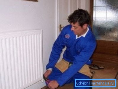 Installation av en radiator Installation av en radiator