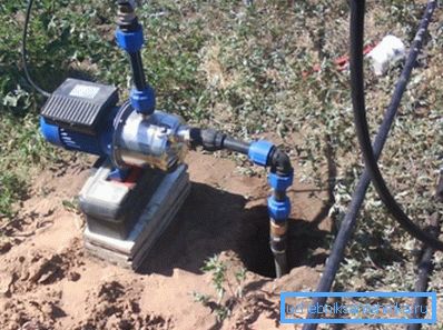 Installerad vattenpump.