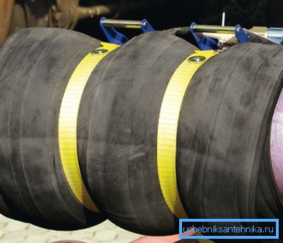 Eliminering av läckage med hjälp av ett gummibandage Eliminering av läckage med hjälp av ett gummibandage