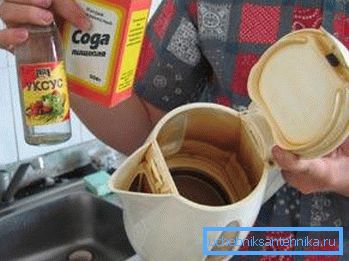 Eliminering av trängsel med läsk och vanlig vinäger