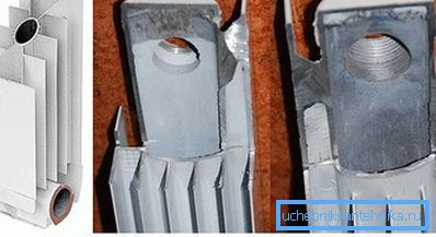 Enheten av aluminium radiatorer