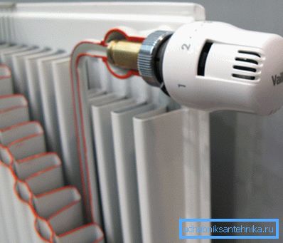 Enhet för inställning av radiatorvärme