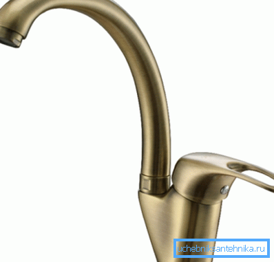 Variant av den enklaste produkten gjord av brons med en speciell skyddande beläggning mot oxidation