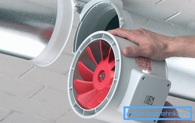 Fläkt - huvudkällan för dragkraft vid tvångsventilation