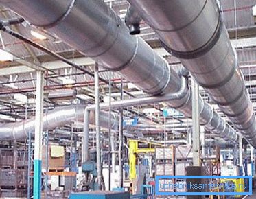 Ventilationssystemet väljs utifrån produktionsförhållandena.