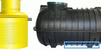 Vertikal och horisontell septiktank
