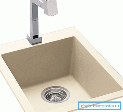 Mortise komposit sink