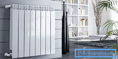 Valet av en bimetallisk radiator kommer att dekorera ditt interiör.