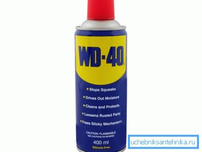 WD-40 hjälper till att bli av med lim på toaletten