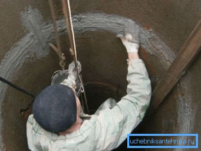 Tätning av sprickor mellan betongringar