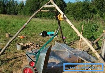 Här tillverkades enheten för hand och från improviserade medel, om det är garanterat att motstå 500-600 kg, då kan detta användas, även om det inte orsakar förtroende Här tillverkades enheten för hand och från improviserade medel, om det är garanterat att motstå 500-600 kg, då kan detta användas, även om det inte orsakar förtroende