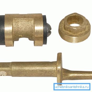 Slide switch, demonterad